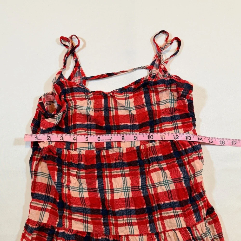 Girls Plaid Tank Top